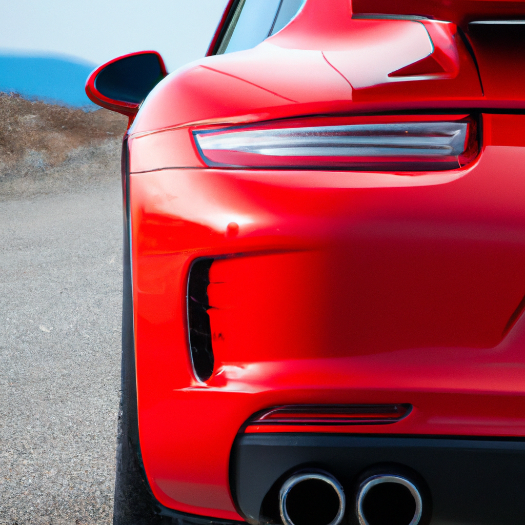 Traseira Porsche 911 Turbo S
